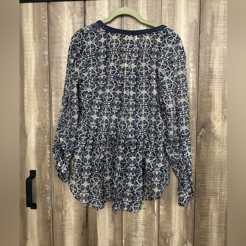 Maeve printed blouse,  size 8 - Picture 7 of 12